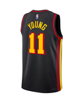 Maillot de basket Nike Hawks Trae Young Statement Edition Swingman noir