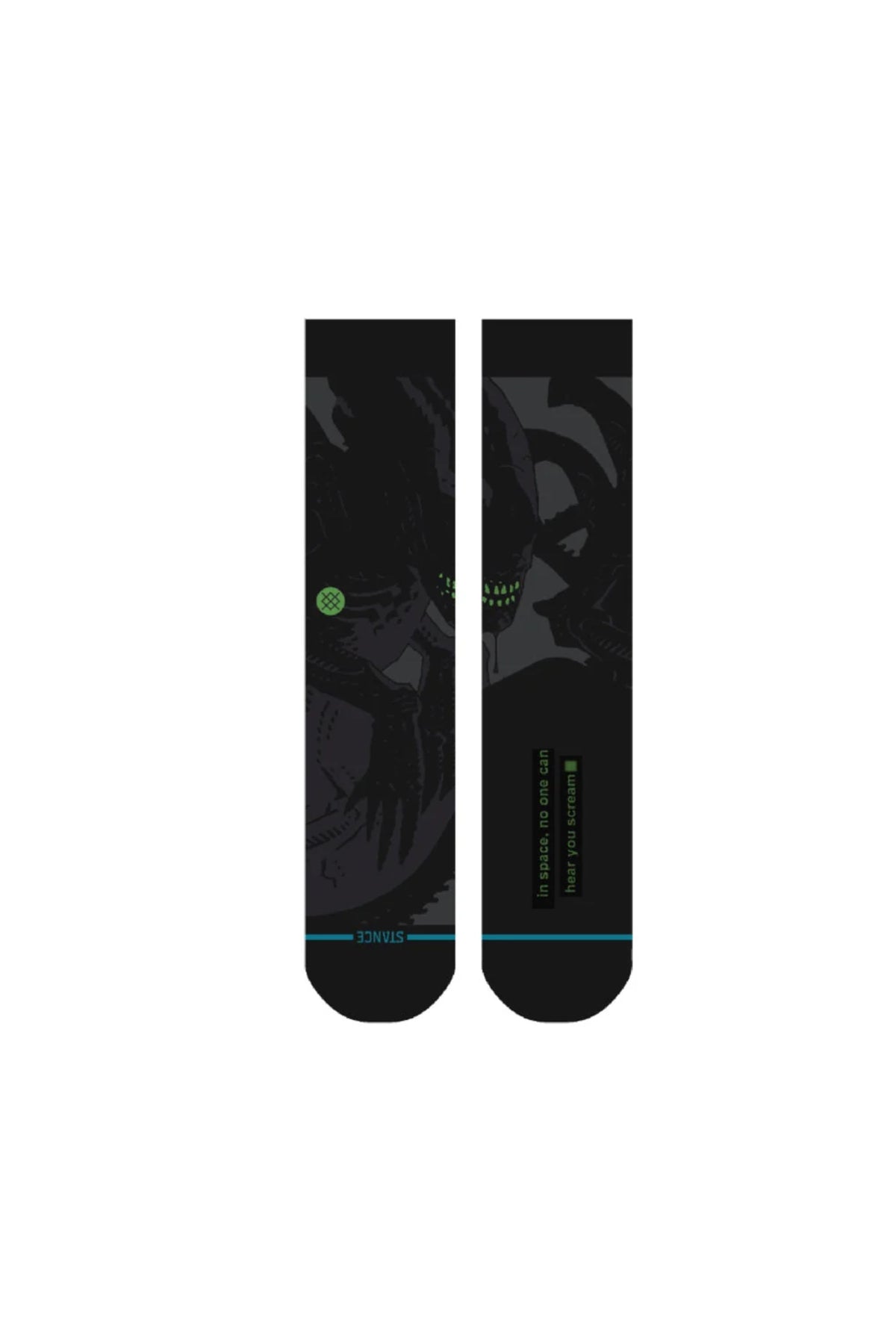 Chaussettes Stance Alien Crew - Black Unisexe