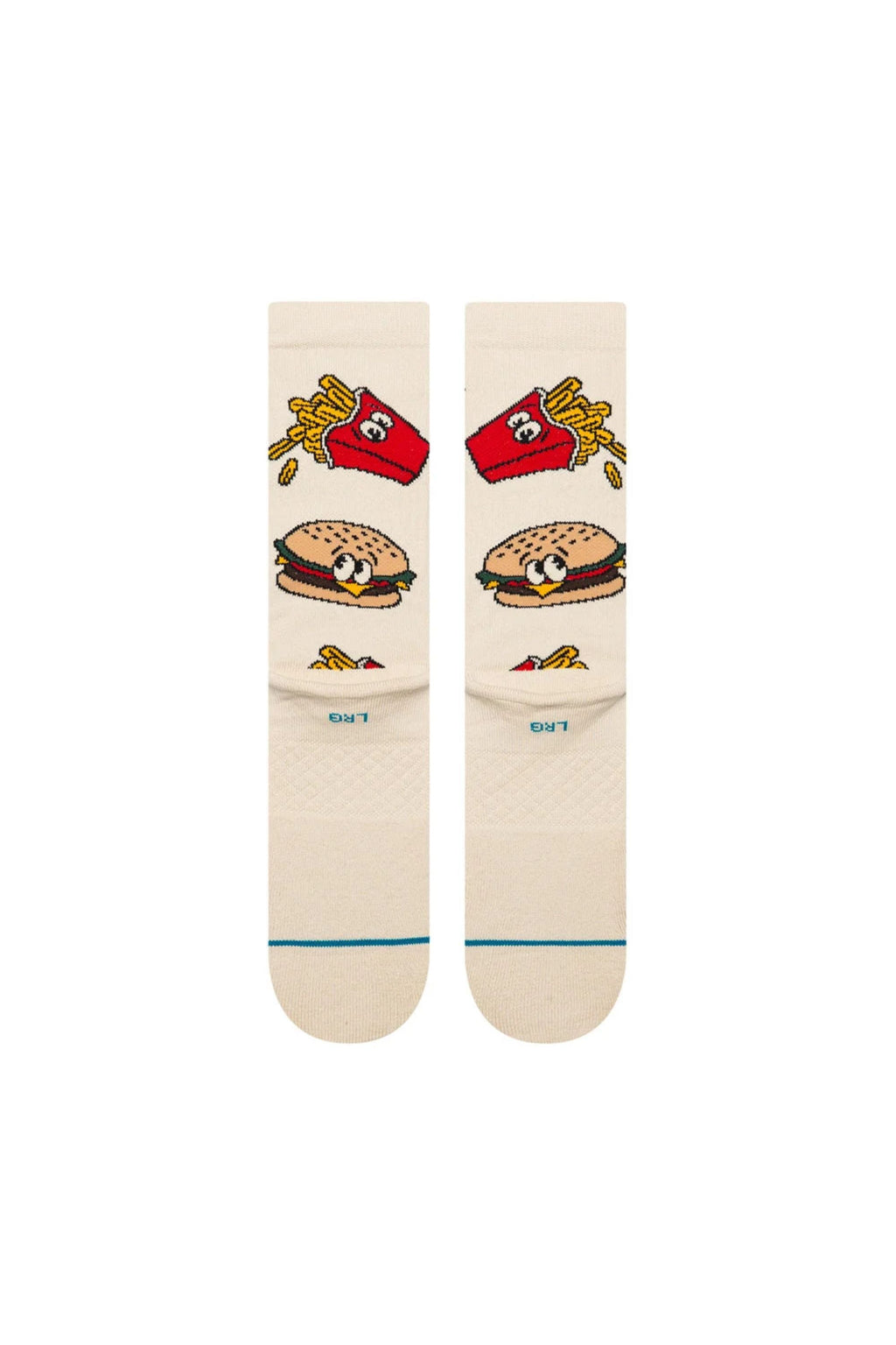 Chaussettes Stance Combo Meal Crew - Tan Unisexe