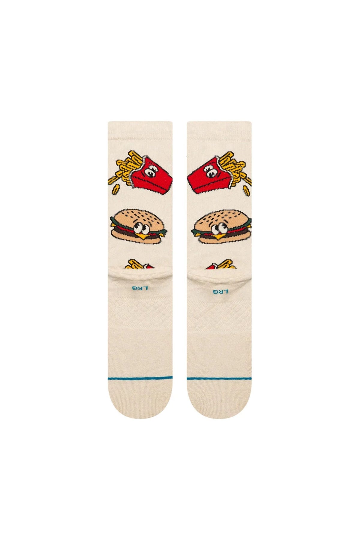 Chaussettes Stance Combo Meal Crew - Tan Unisexe