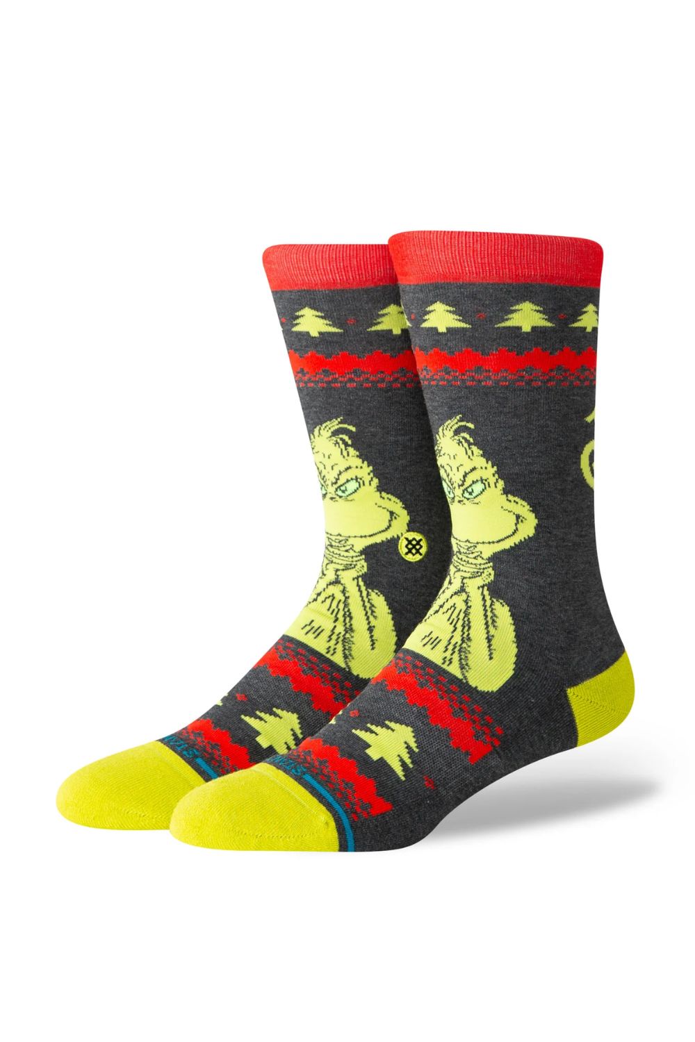 Chaussettes Stance Grinch Sweater Crew – Noir