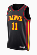 Maillot de basket Nike Hawks Trae Young Statement Edition Swingman noir