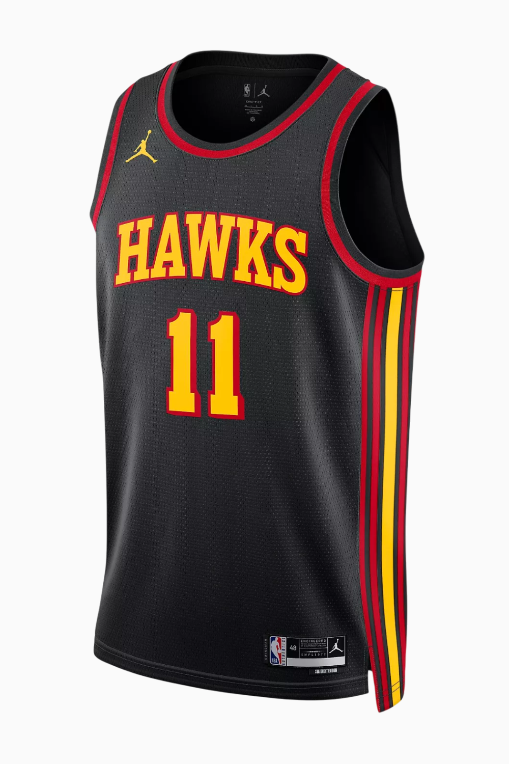 Maillot de basket Nike Hawks Trae Young Statement Edition Swingman noir