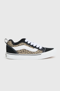 Sneakers Vans Knu-Skool Glitter Leopard - Noir Unisexe