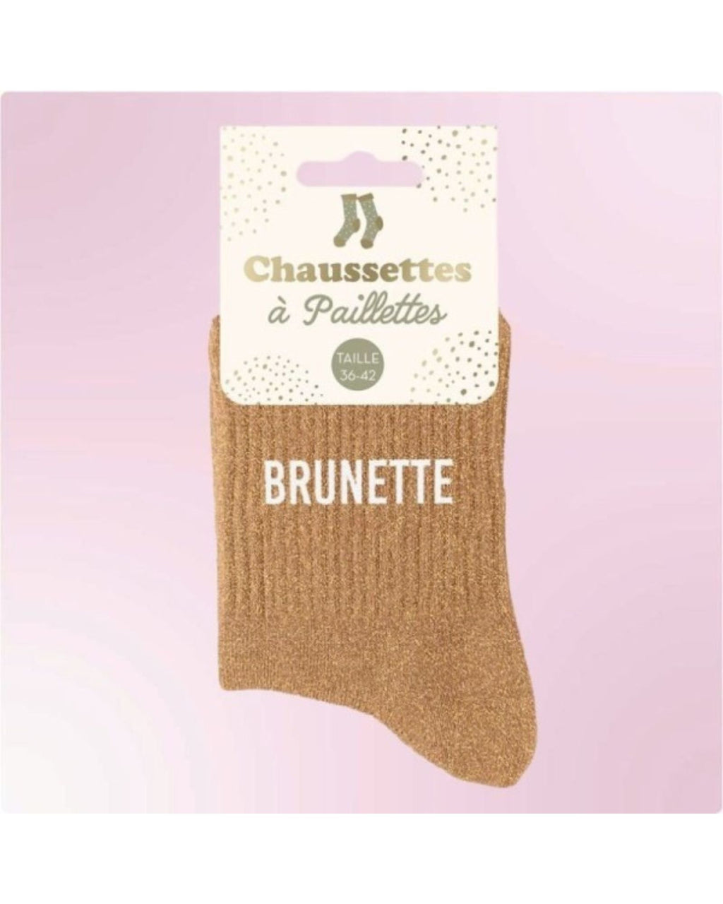 CHAUSSETTES PAILLETTES BRUNETTE