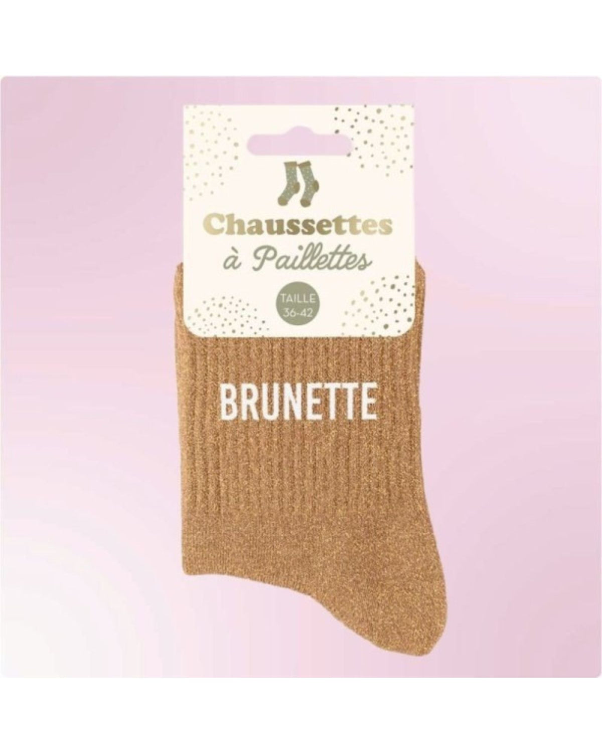 CHAUSSETTES PAILLETTES BRUNETTE