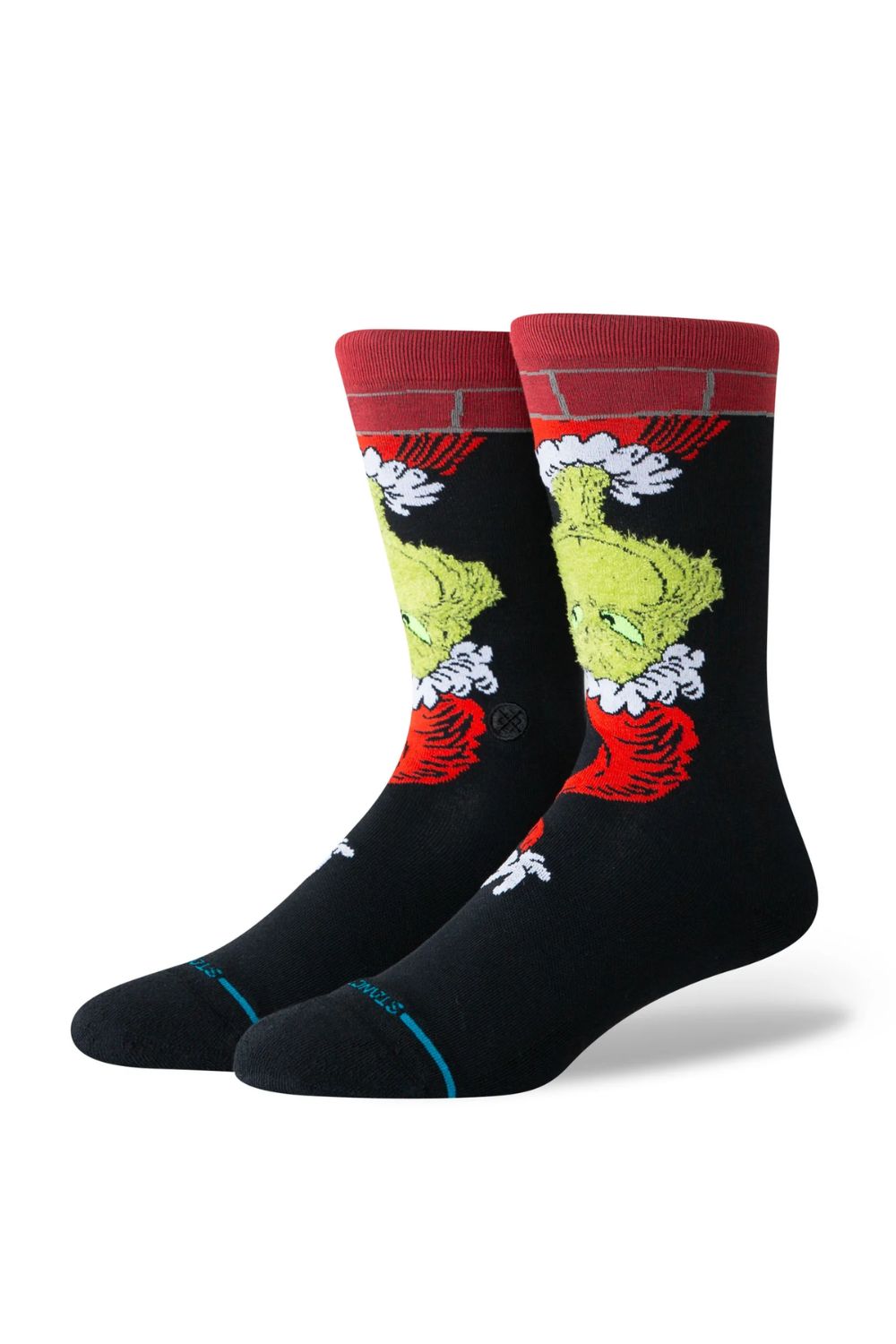 Chaussettes Stance Grinch Down The Chimney Crew – Noir