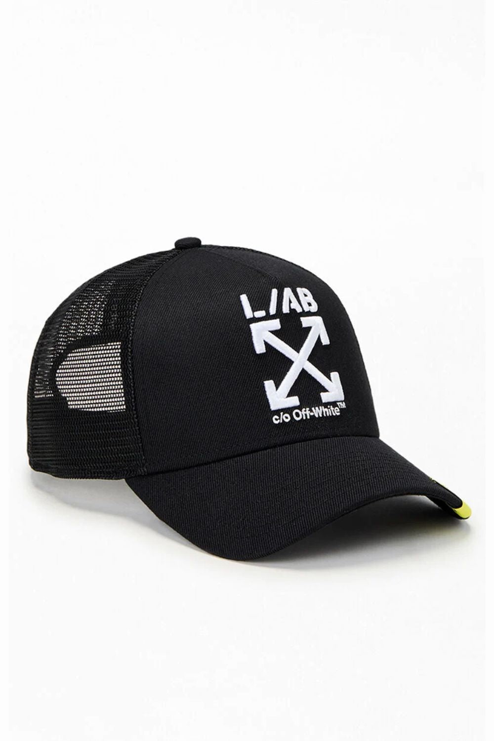 Casquette trucker L/AB Clamp Arrows noire à visière incurvée