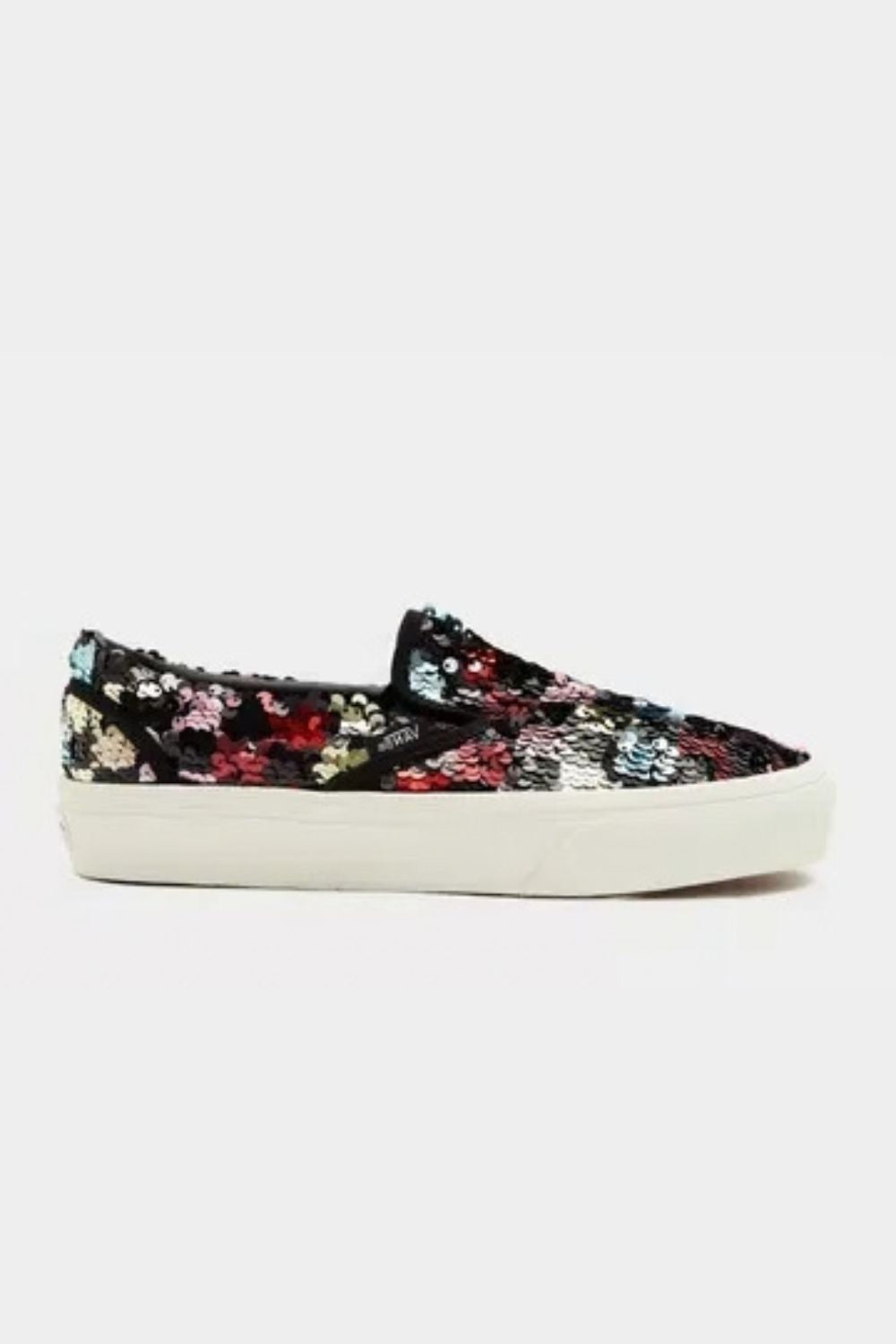 Sneakers Vans Classic Slip-On Sequin Checkerboard - Black Femme