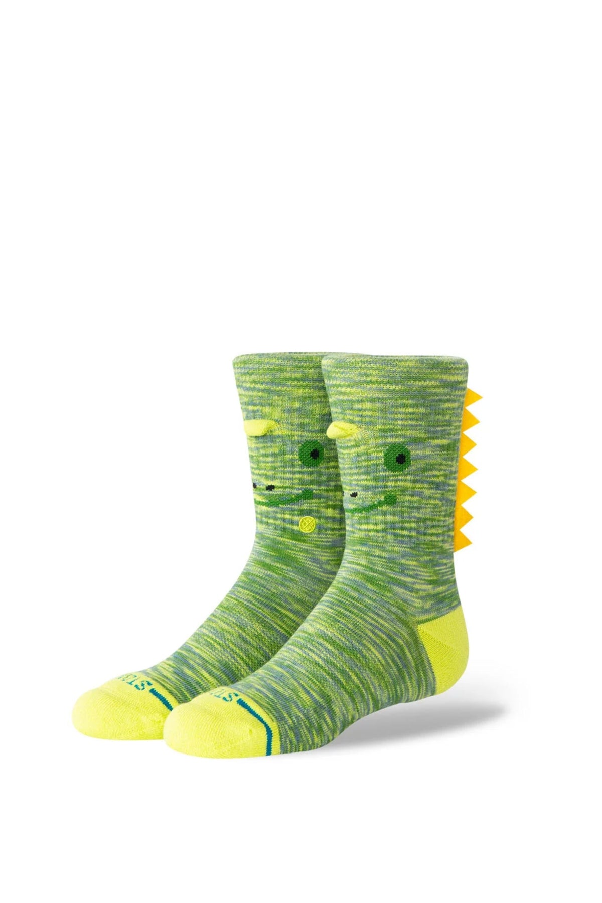 Chaussettes Stance Spikey Crew - Green Enfant