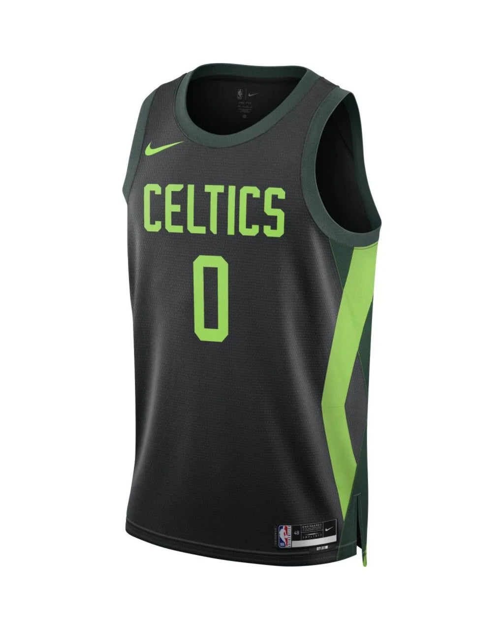 Maillot de basket Nike Celtics Tatum City Edition 2024/25 Swingman noir et vert