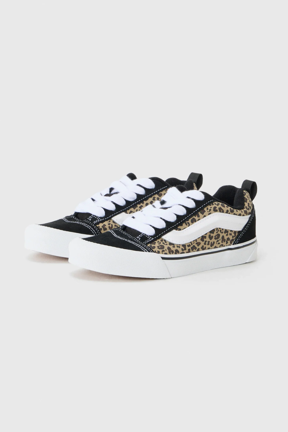 Sneakers Vans Knu-Skool Glitter Leopard - Noir Unisexe