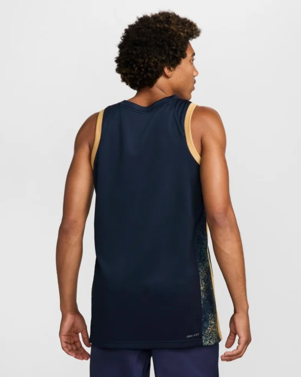 Maillot de basket Nike Team USA Limited 50 ans JO 2024 bleu marine et or