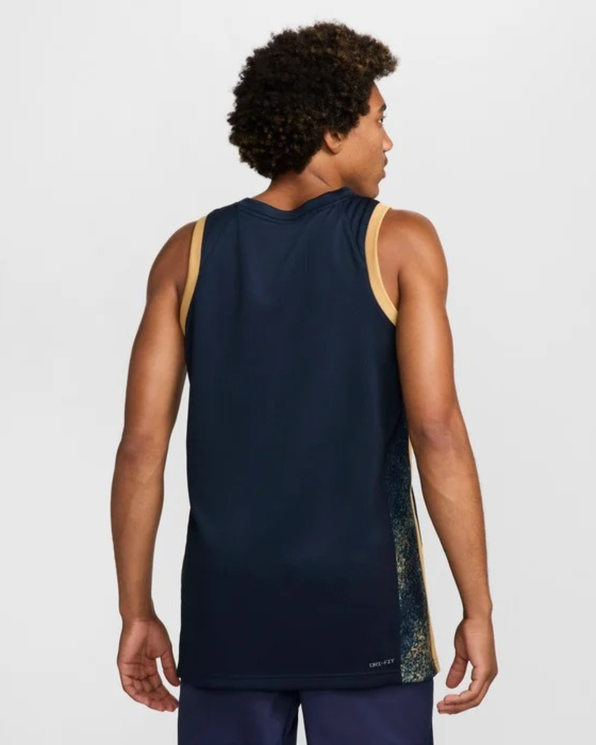 Maillot de basket Nike Team USA Limited 50 ans JO 2024 bleu marine et or