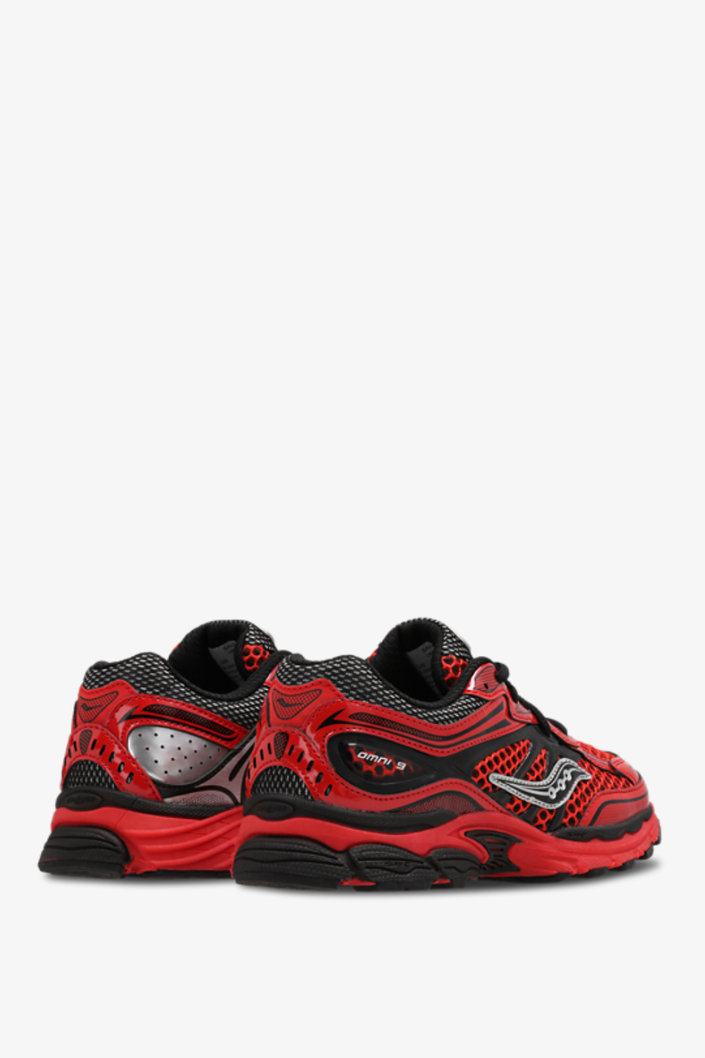 Saucony Omni 9 KDZ - Sneakers Running Cramoisi/Noir