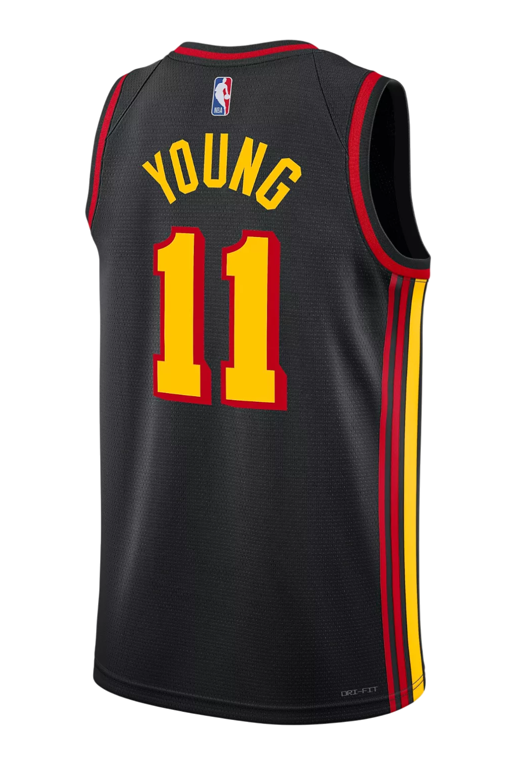Maillot de basket Nike Hawks Trae Young Statement Edition Swingman noir
