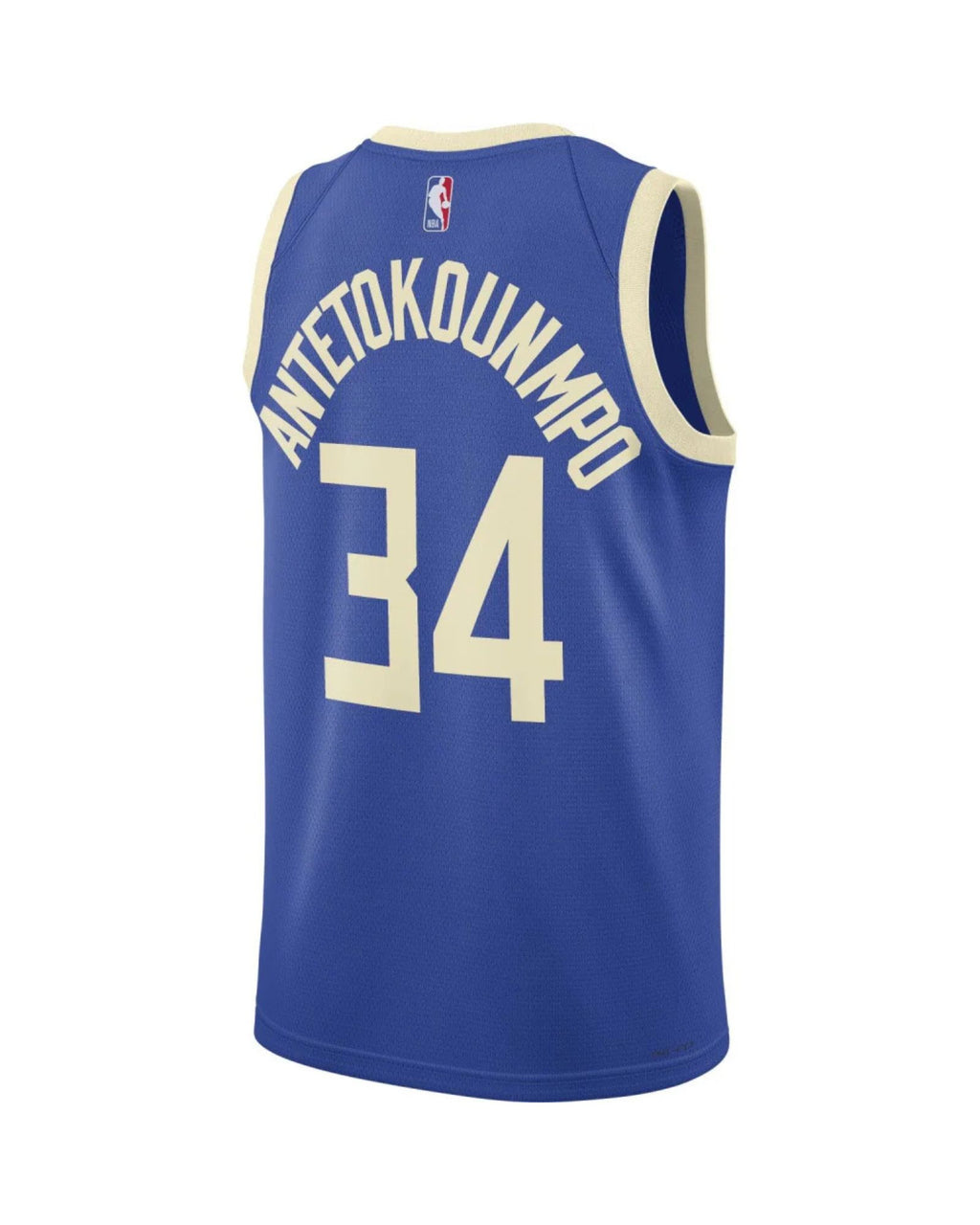 Maillot de basket Nike Bucks Giannis City Edition 2024/25 Swingman bleu