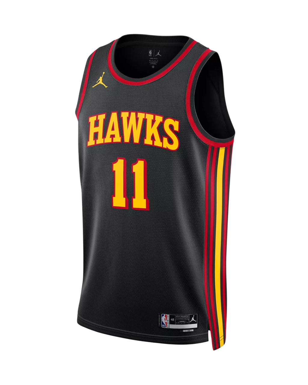 Maillot de basket Nike Hawks Trae Young Statement Edition Swingman noir