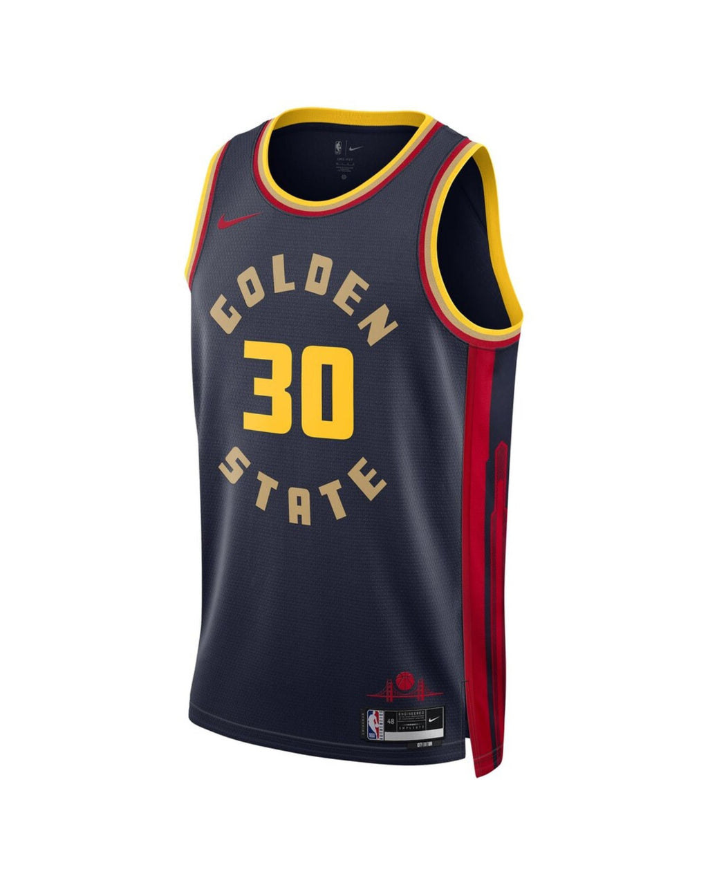 Maillot de basket Nike Warriors Curry City Edition 2024/25 Swingman bleu marine