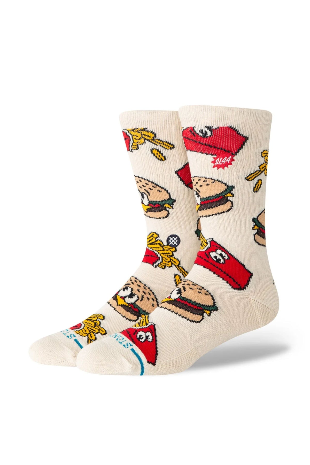 Chaussettes Stance Combo Meal Crew - Tan Unisexe