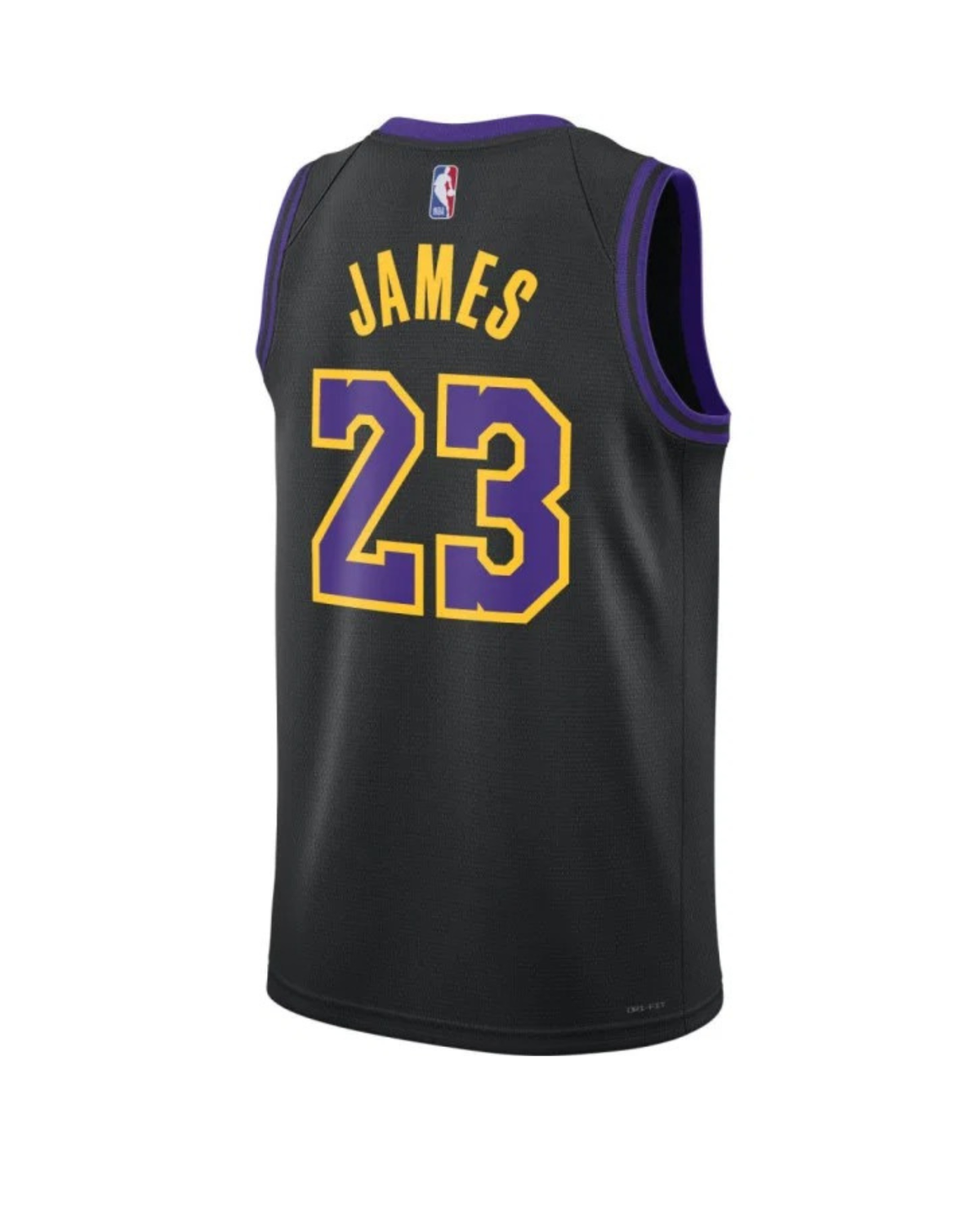 Maillot de basket Nike Lakers City Edition 2023/24 Swingman noir et violet