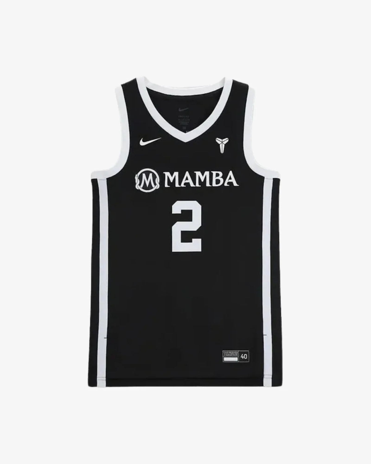 Maillot de basket Nike Mambacita Gigi Bryant femme noir et blanc