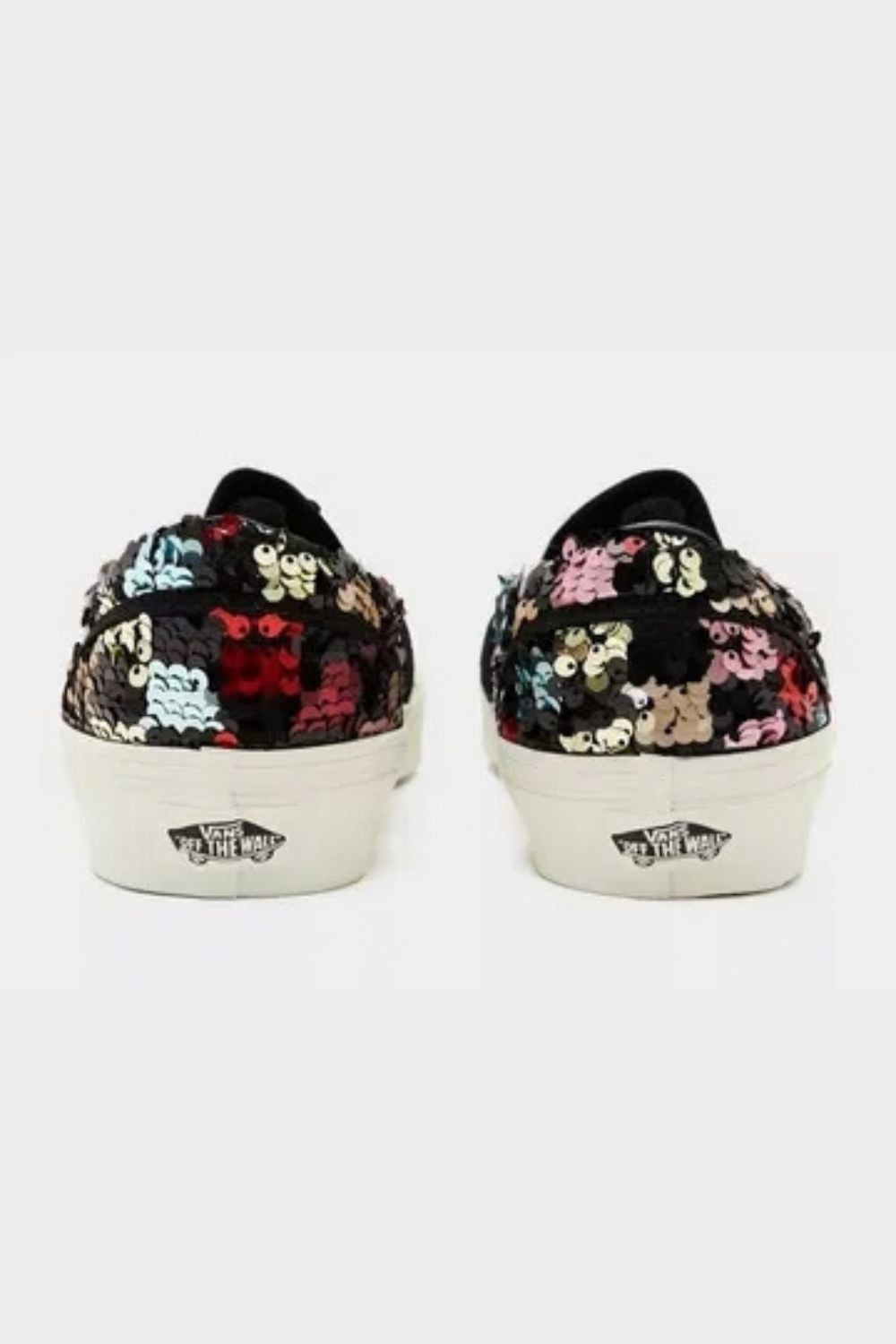 Sneakers Vans Classic Slip-On Sequin Checkerboard - Black Femme