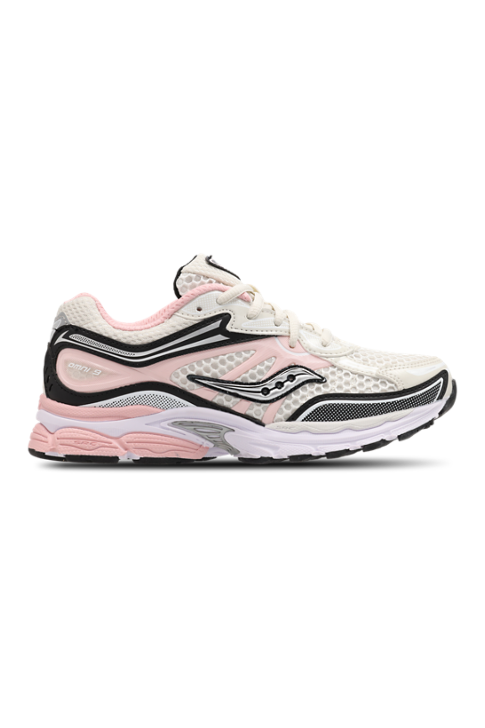 Saucony Omni 9 KDZ - Sneakers Running Ivory/Pink