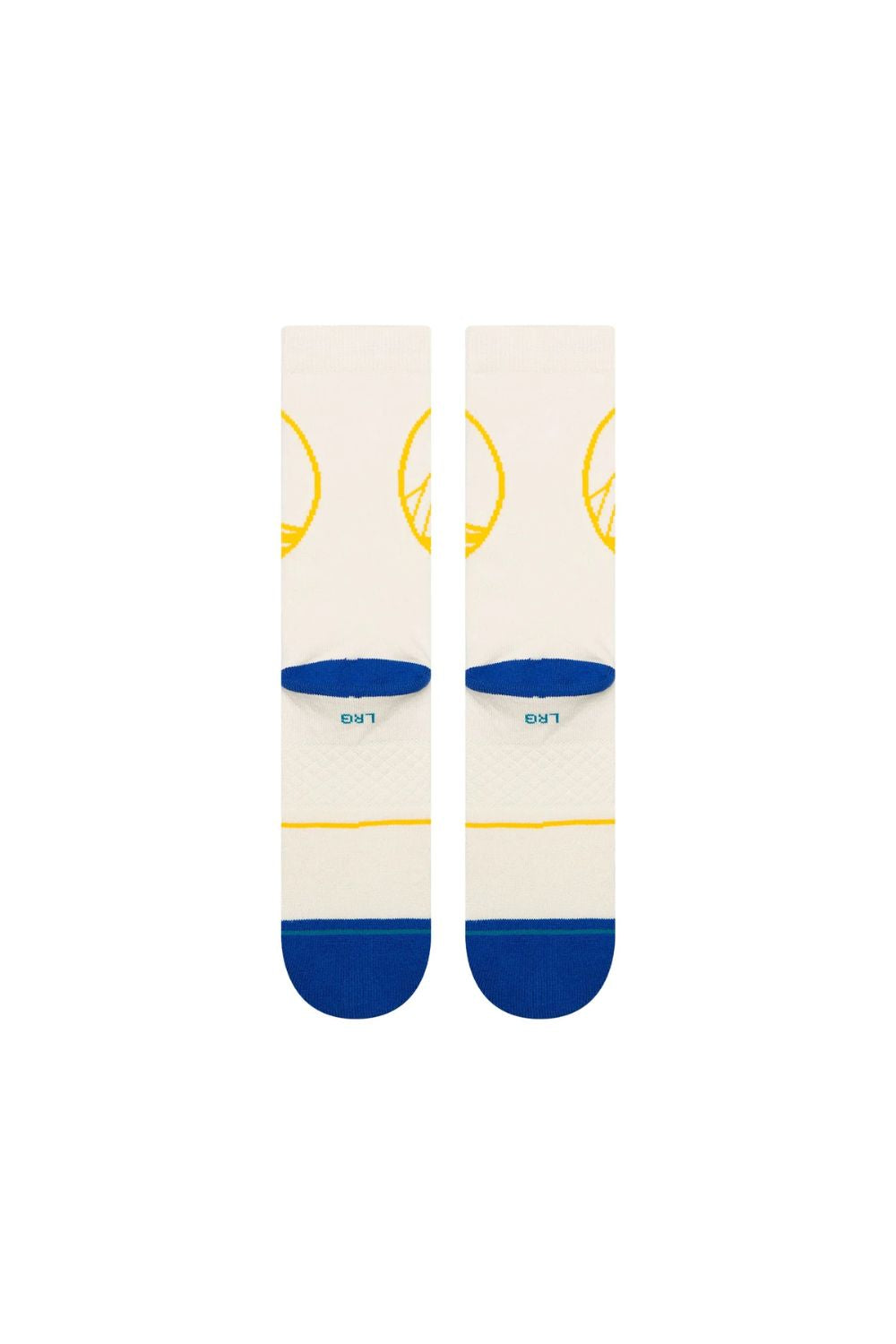 Chaussettes Stance Banner GSW – Blanc cassé