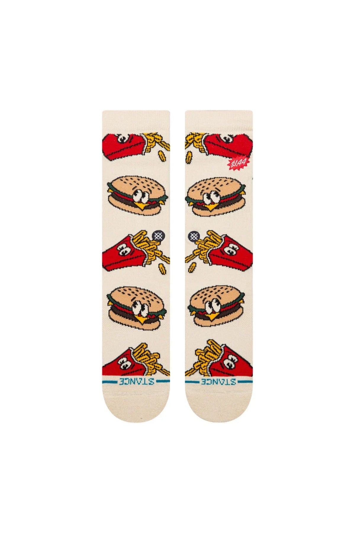 Chaussettes Stance Combo Meal Crew - Tan Unisexe