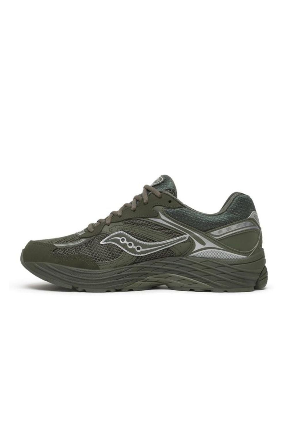 Sneakers Saucony ProGrid Omni 9 GORE-TEX - Fatigue/Silver Unisexe