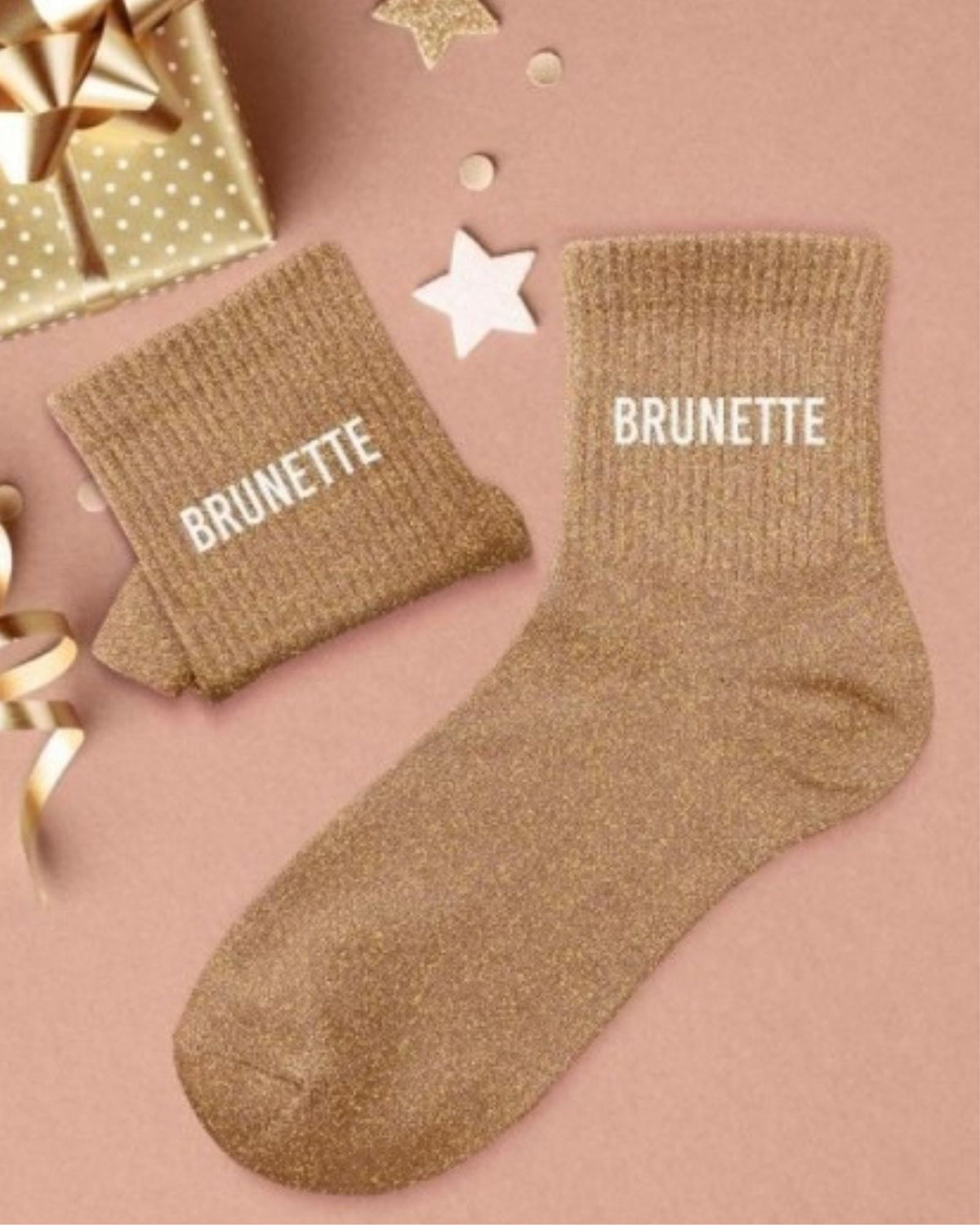 CHAUSSETTES PAILLETTES BRUNETTE
