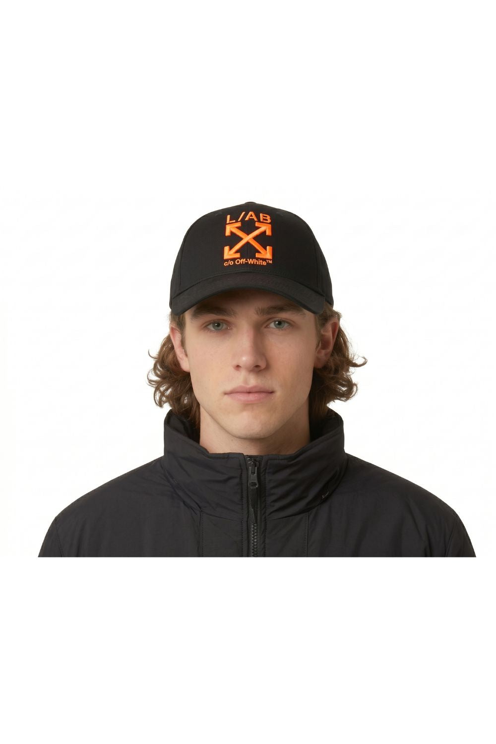 Casquette L/AB Clamp Arrows - Noir/Orange Fluo