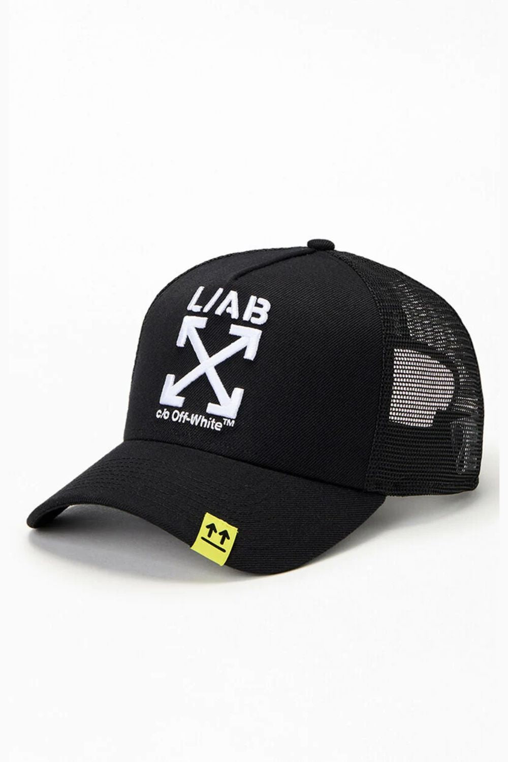 Casquette trucker L/AB Clamp Arrows noire à visière incurvée