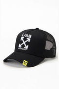 Casquette trucker L/AB Clamp Arrows noire à visière incurvée