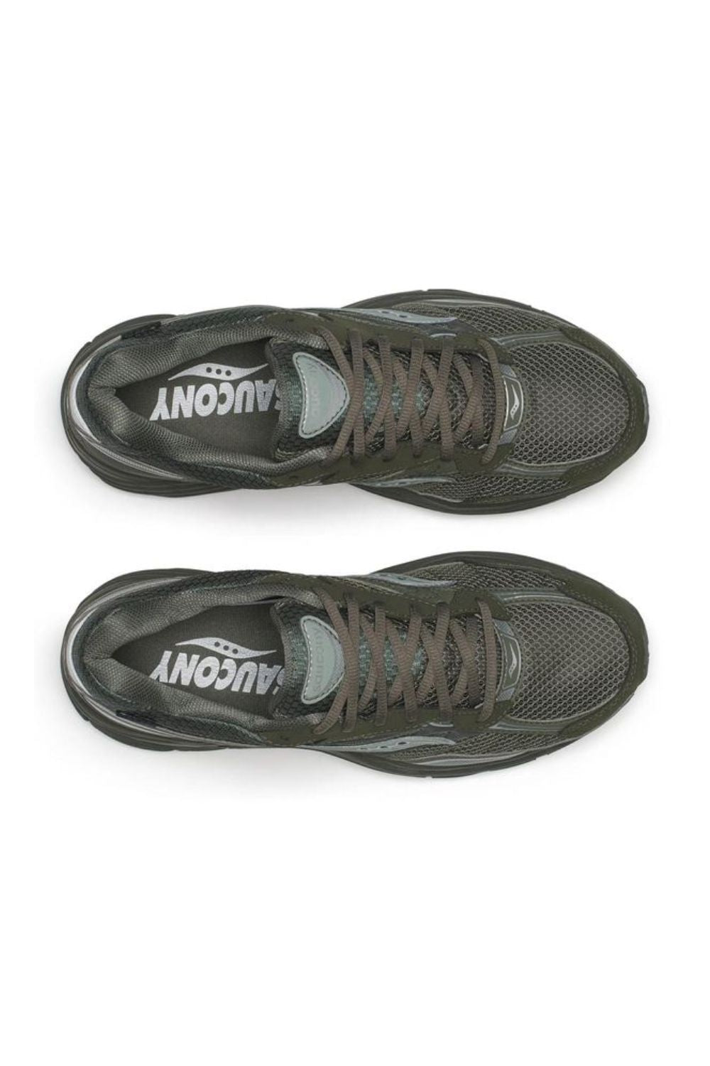 Sneakers Saucony ProGrid Omni 9 GORE-TEX - Fatigue/Silver Unisexe