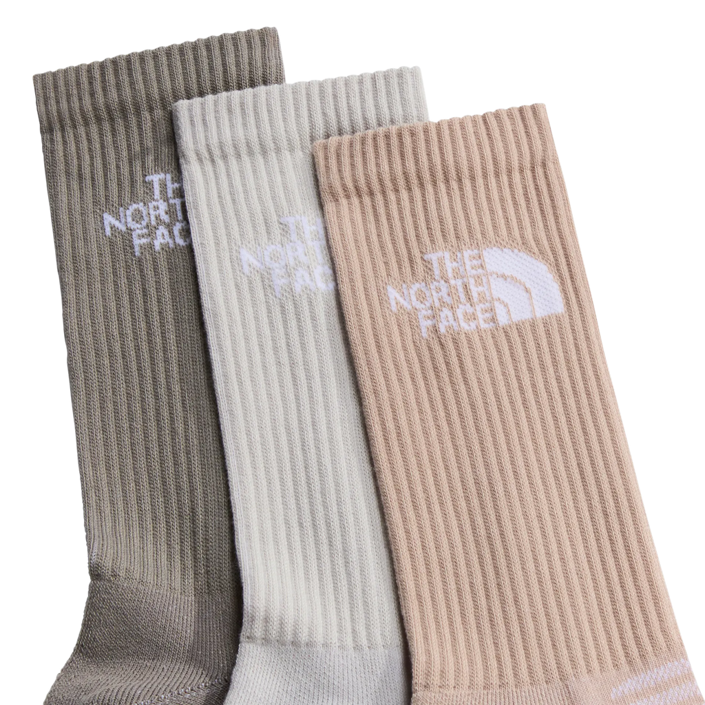 Lot de 3 paires de chaussette The North Face MLSPRT SOCK CSH CREW 3P Stone Slab/Time
