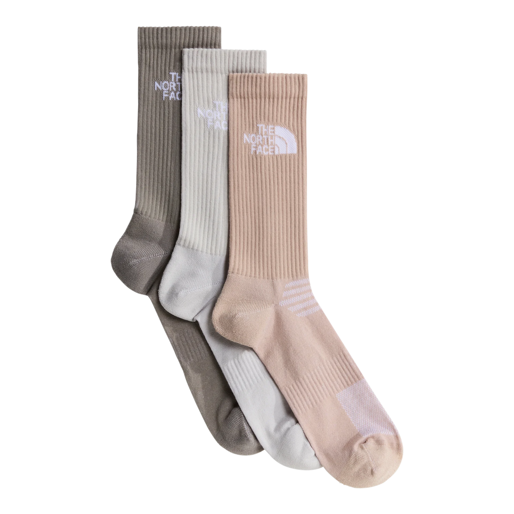 Lot de 3 paires de chaussette The North Face MLSPRT SOCK CSH CREW 3P Stone Slab/Time