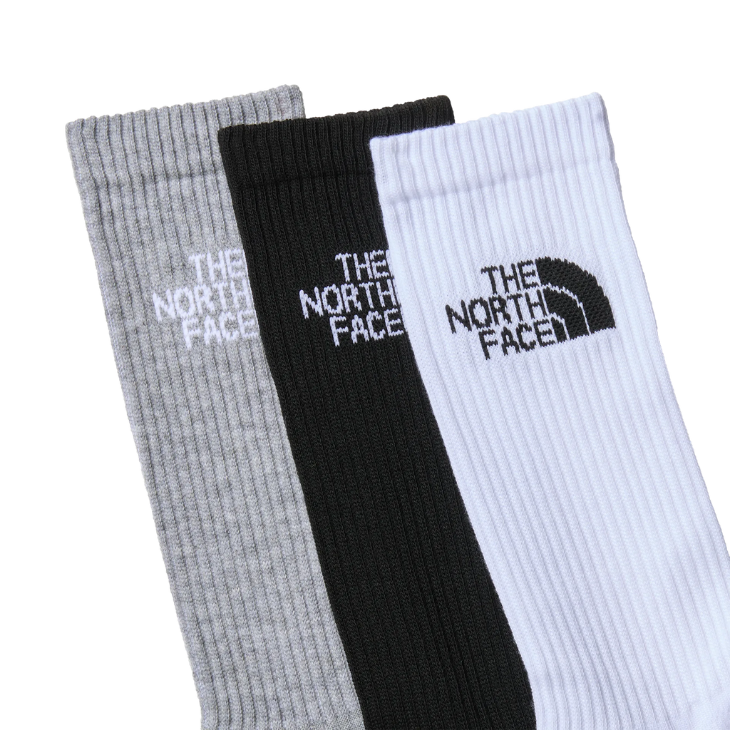 Lot de 3 paires de chaussette The North Face MLSPRT SOCK CSH CREW 3P Black ASSORTED