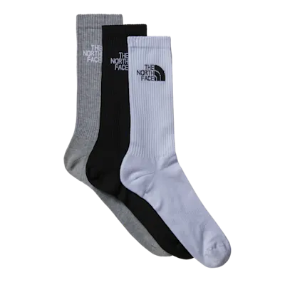 Lot de 3 paires de chaussette The North Face MLSPRT SOCK CSH CREW 3P Black ASSORTED