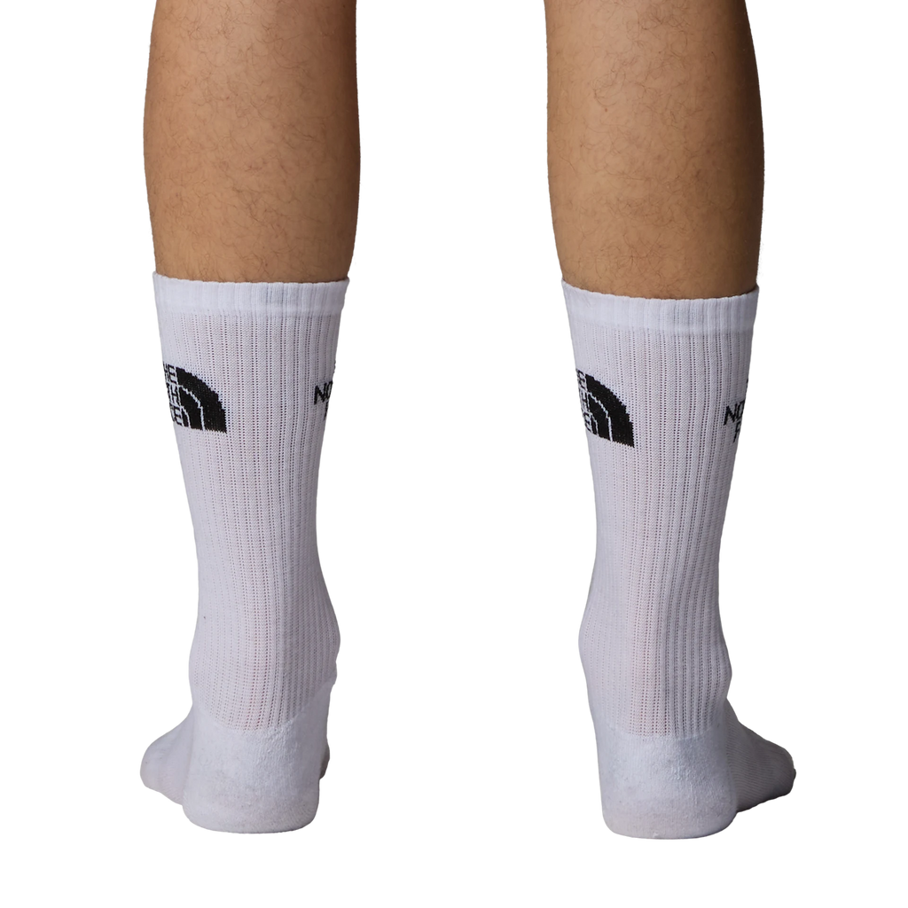 Lot de 3 paires de chaussette The North Face MLSPRT SOCK CSH CREW 3P TNF WHITE
