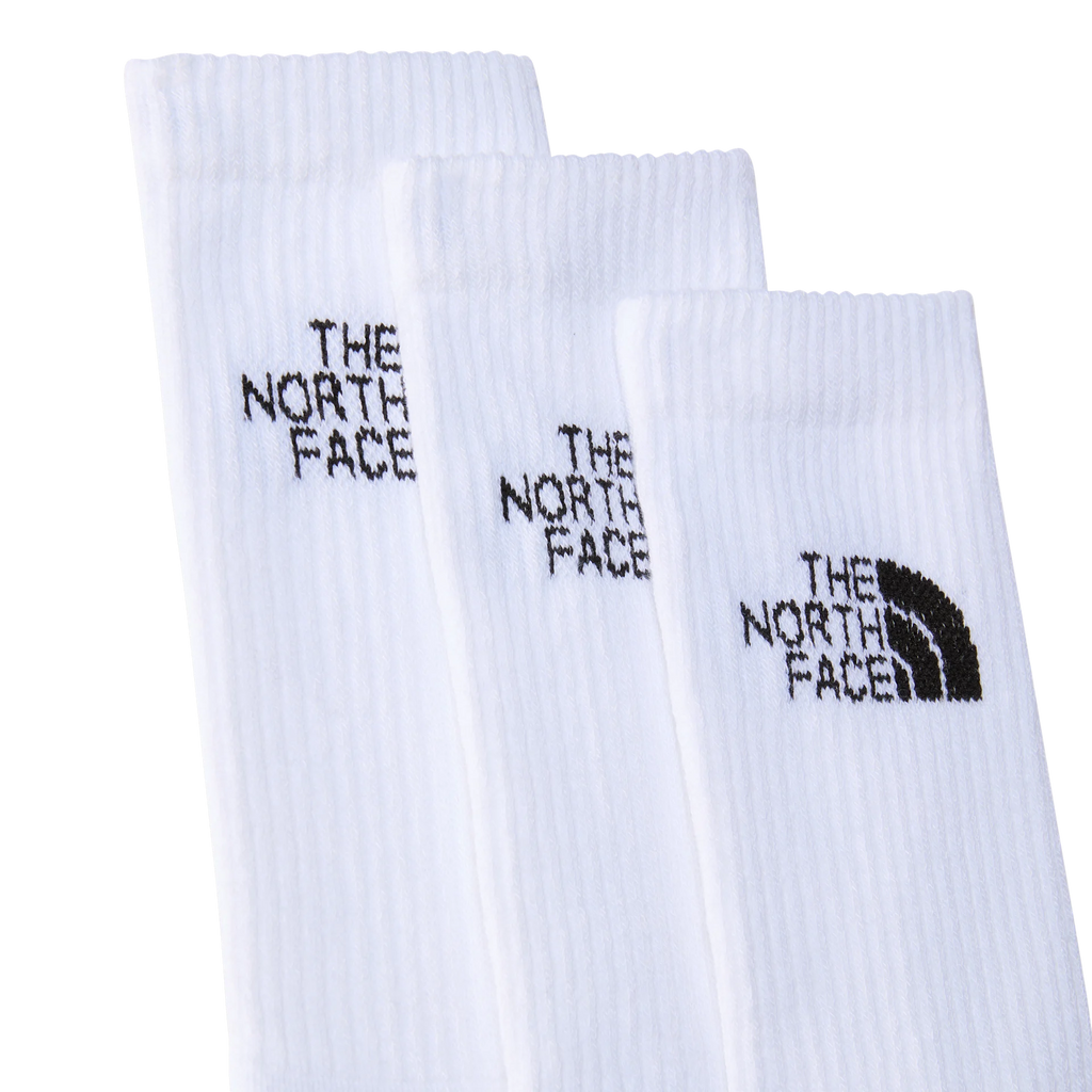 Lot de 3 paires de chaussette The North Face MLSPRT SOCK CSH CREW 3P TNF WHITE