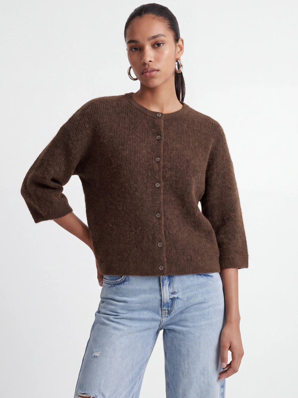 JJXX JXEVI Cardigan Maille Manches Courtes