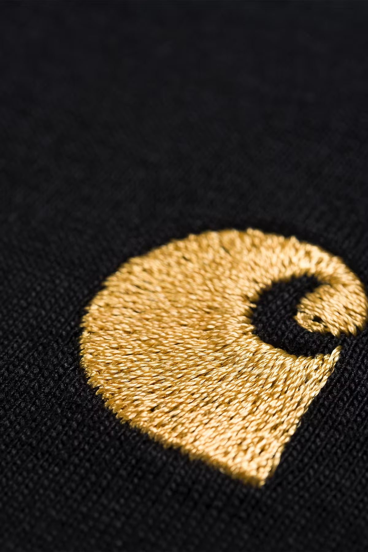 Tee shirt Carhartt S/S CHASE T-SHIRT Black / Gold