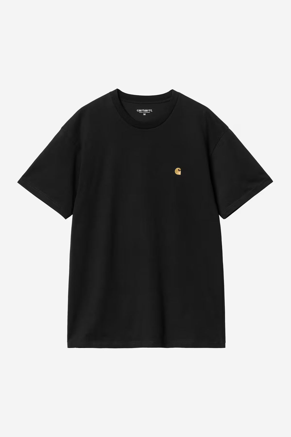 Tee shirt Carhartt S/S CHASE T-SHIRT Black / Gold