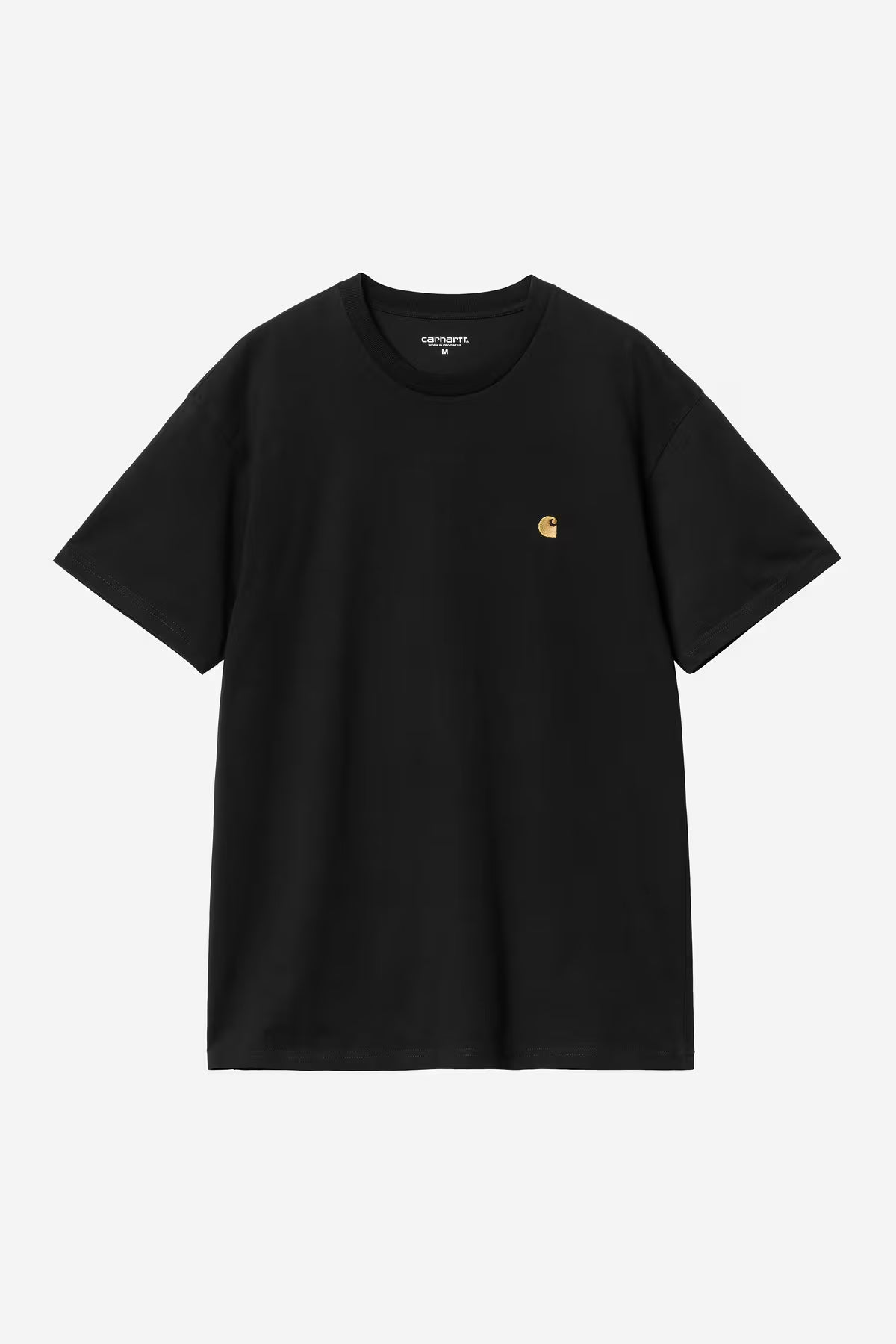 Tee shirt Carhartt S/S CHASE T-SHIRT Black / Gold