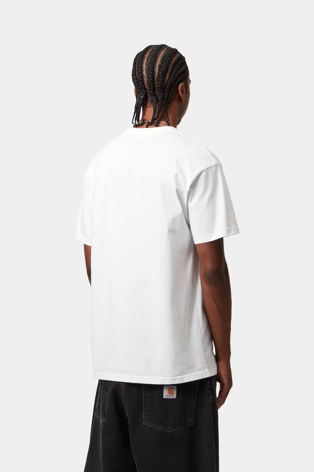 Tee shirt Carhartt S/S CHASE T-SHIRT White / Gold