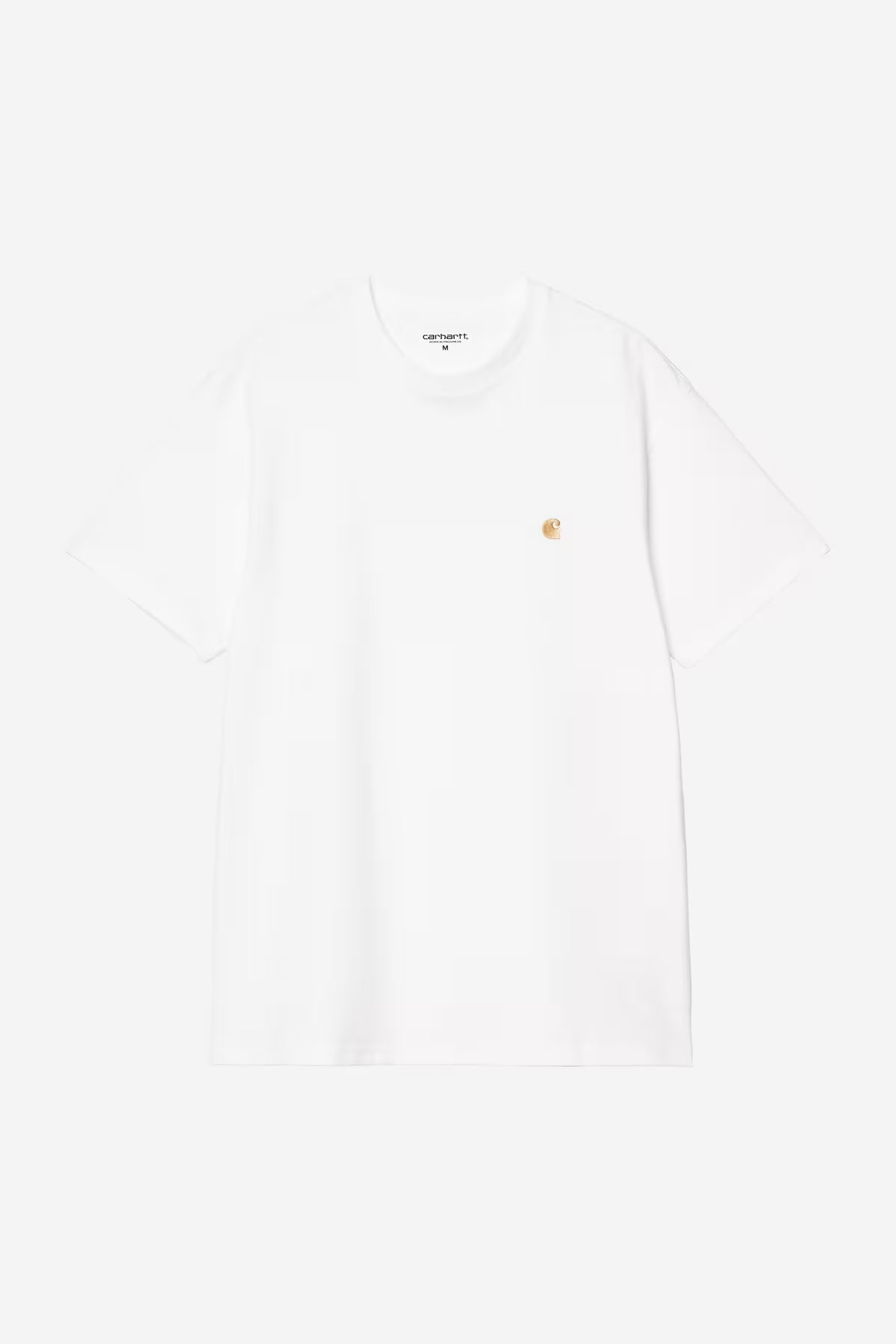 Tee shirt Carhartt S/S CHASE T-SHIRT White / Gold