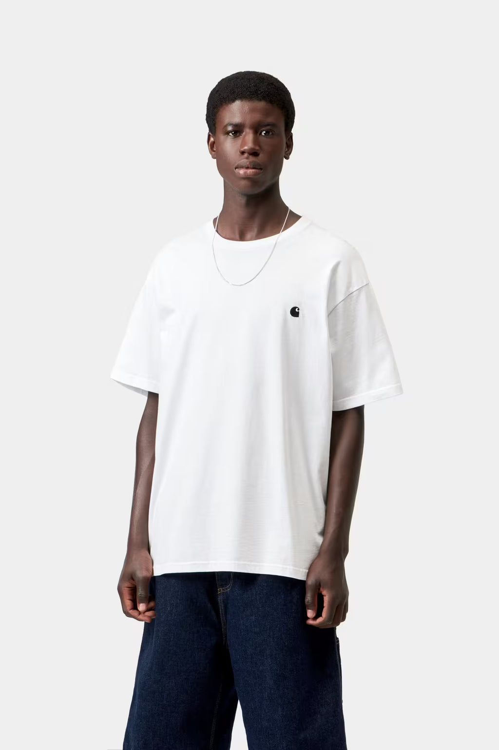 T-shirt Carhartt S/S Madison T-Shirt white/ black