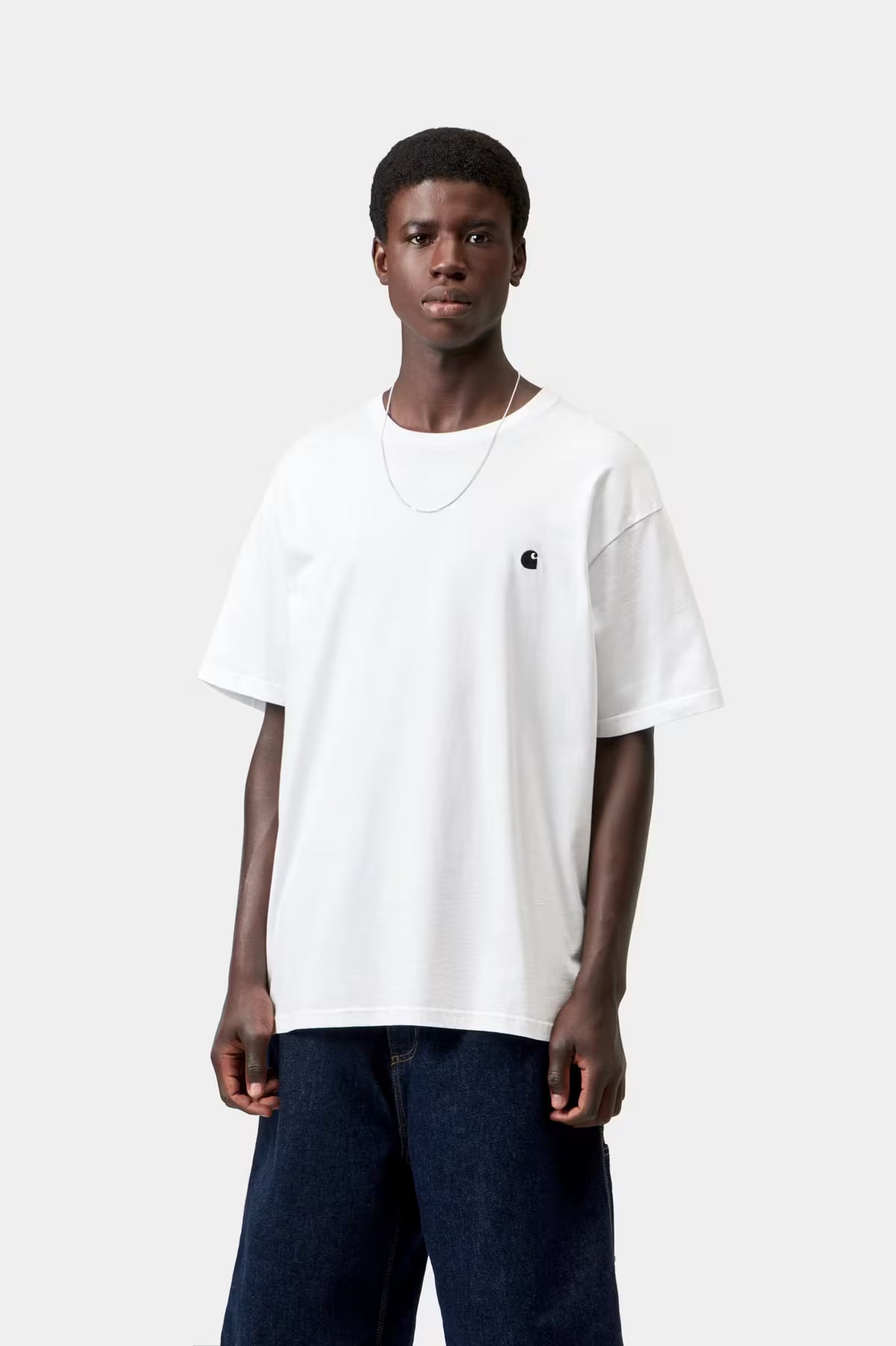 T-shirt Carhartt S/S Madison T-Shirt white/ black
